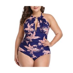 Plus size one-piece swimsuit women beach wear